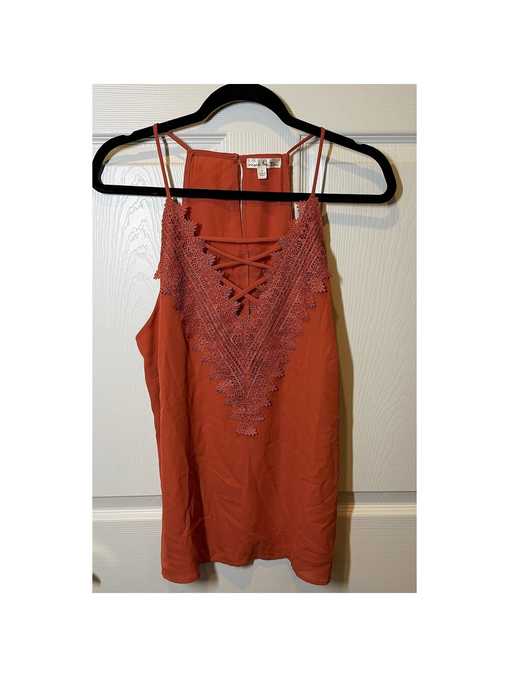 Lace Up Tank Top
